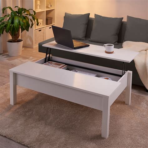 The strong metal wire is a solid and stable construction, both for the practical <b>table</b> top and for your hands when you have to lift the <b>table</b>. . Ikea coffee table storage